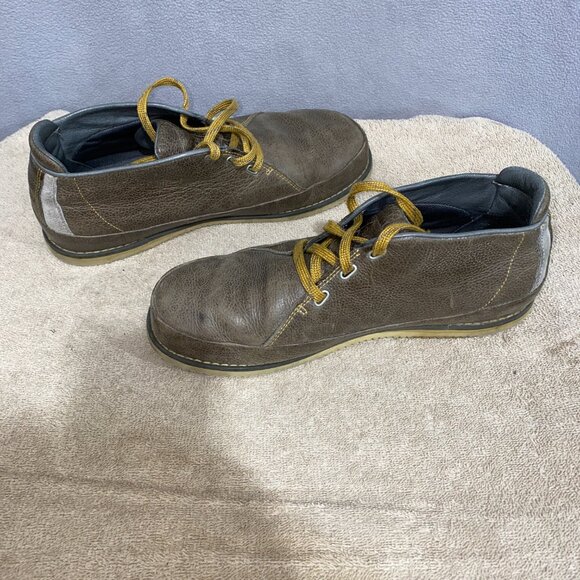 Ahnu Leather Lace-Up Casual Shoes Brown Comfort Oxfords Men’s Size 9.5 main image 4